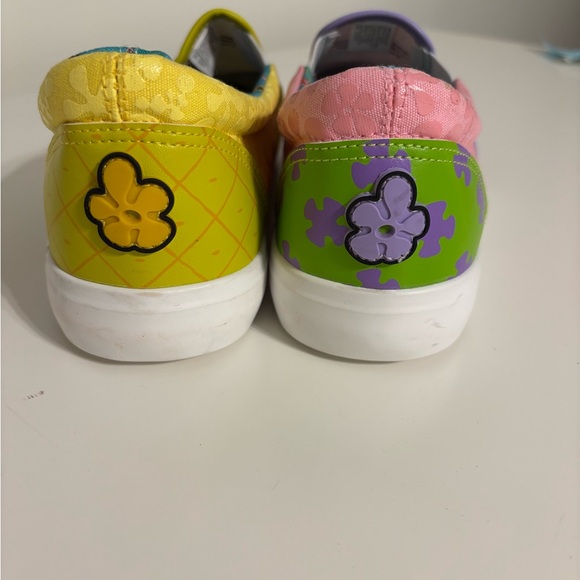 SpongeBob SquarePants Men’s Slip-On Shoes - Pink and Yellow - Picture 7 of 14